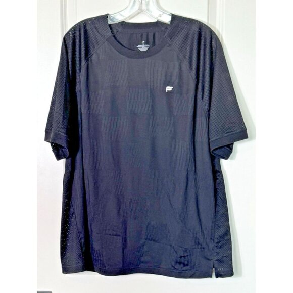 Fabletics The Rec Mesh Tee Mens XL Black Crew Neck - Picture 3 of 10